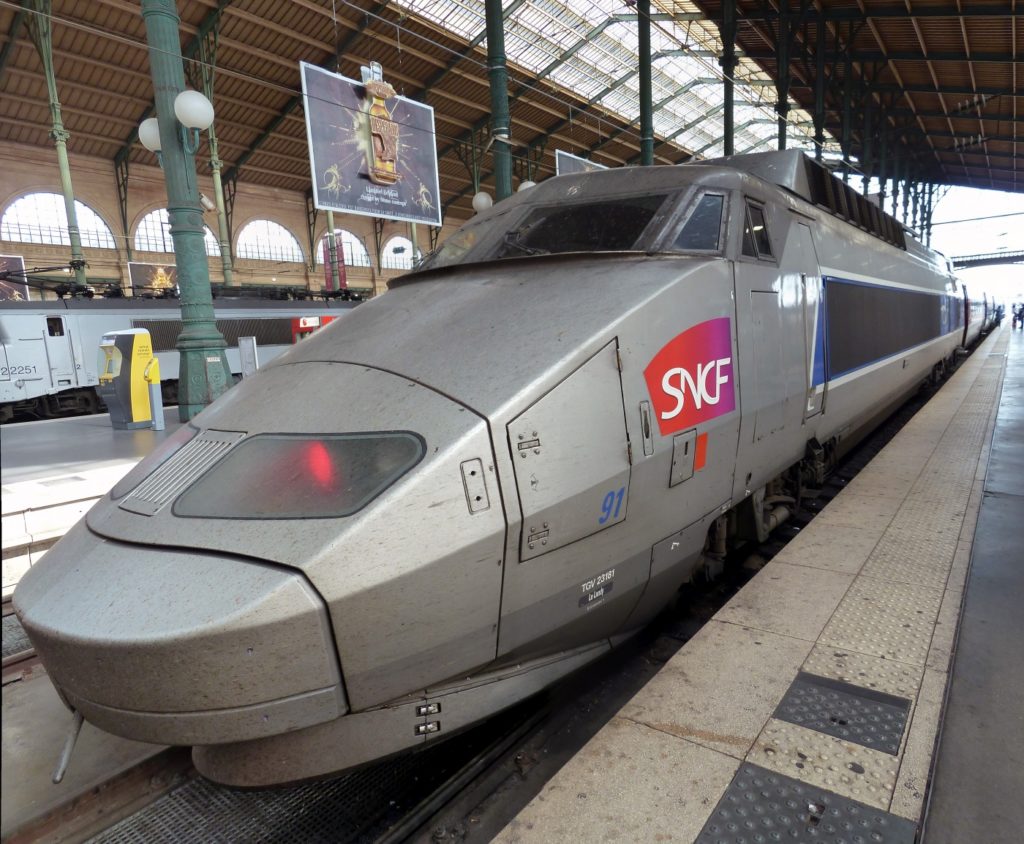 El TGV en la Gare du Nord